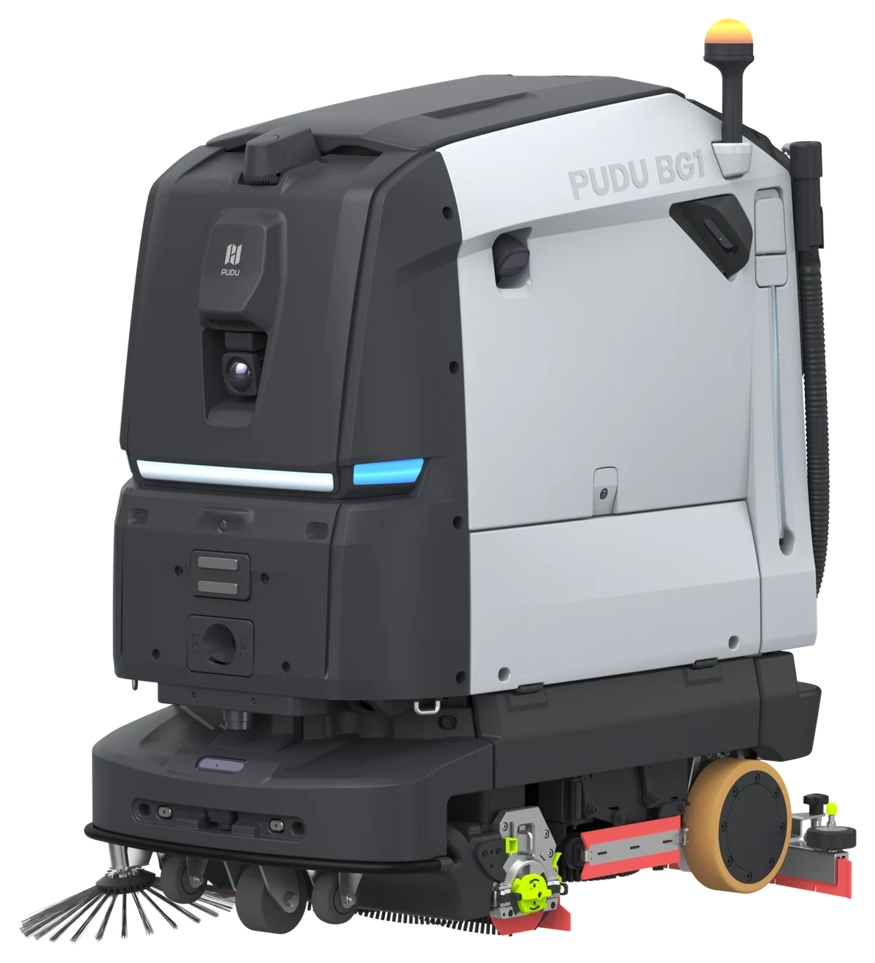 PUDU BG1 large scrubber-dryer robot