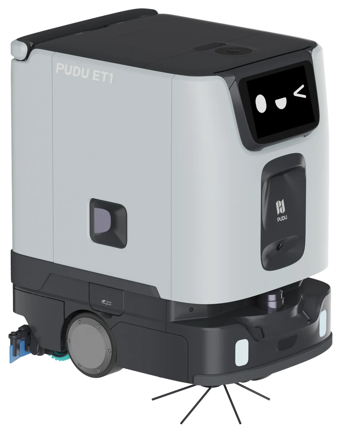 PUDU ET1 compact scrubber-dryer