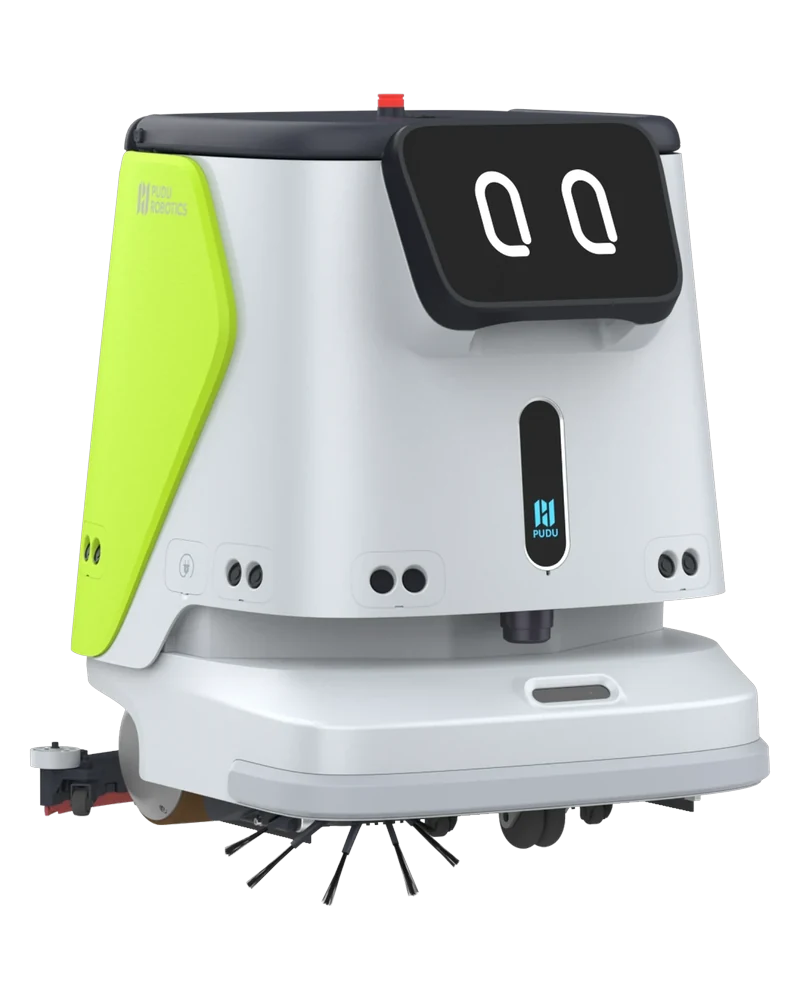 PUDU CC1 commercial scrubber-dryer cleaning robot