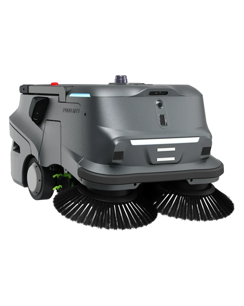 PUDU MT1 AI robotic sweeper that recognises litter