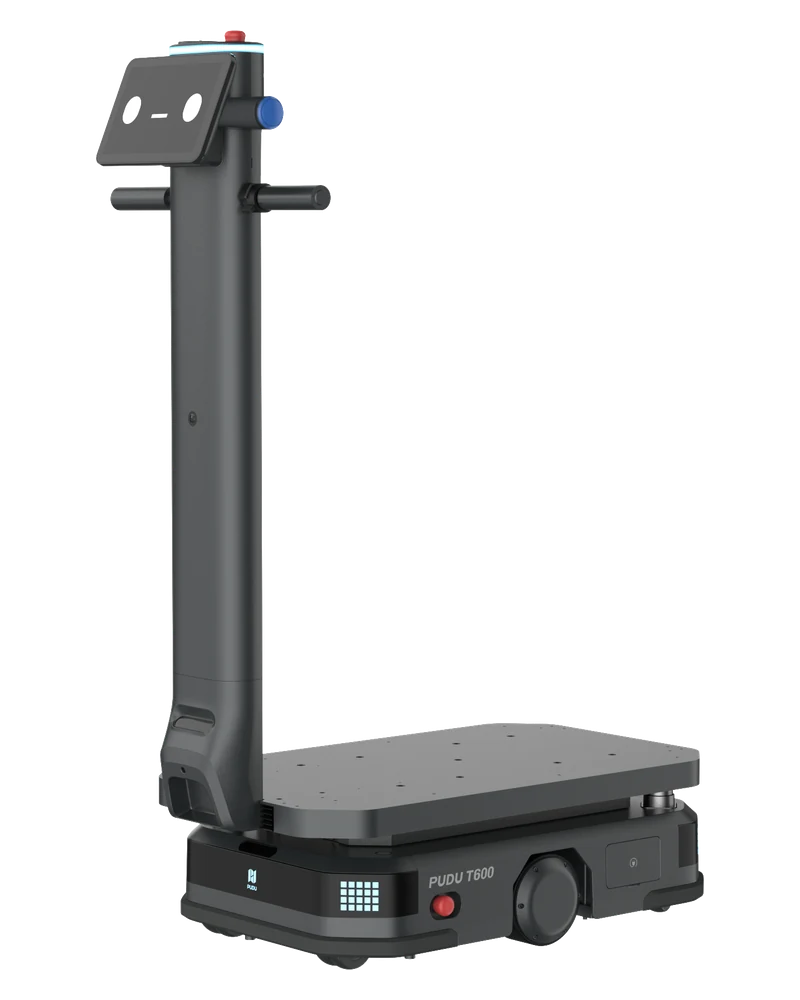 PUDU T600 heavy-payload industrial delivery robot with a flat load deck